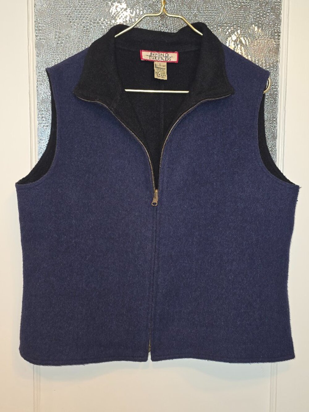 Reversible Alpaca Zipper Vest